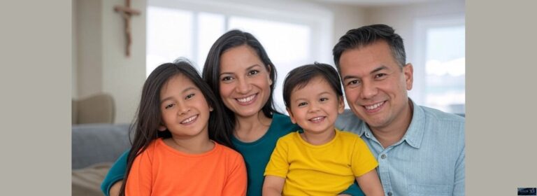 Somos dichosos hoy, porque Dios está presente hoy, aquí con cada uno de nosotros, en nuestra familia